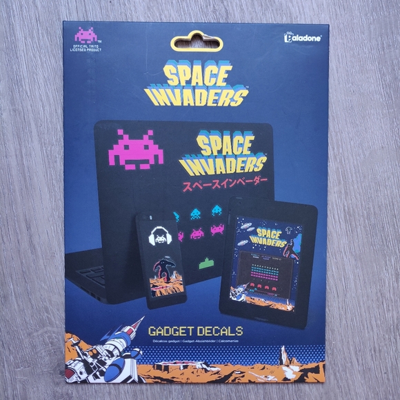 NWOT Space Invaders Gadget Decals Set 60 pcs - Picture 2 of 4